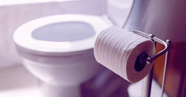 Image of a gloomy toilet and toilet paper – a reminder of how un-fun urinating can be with one of these conditions